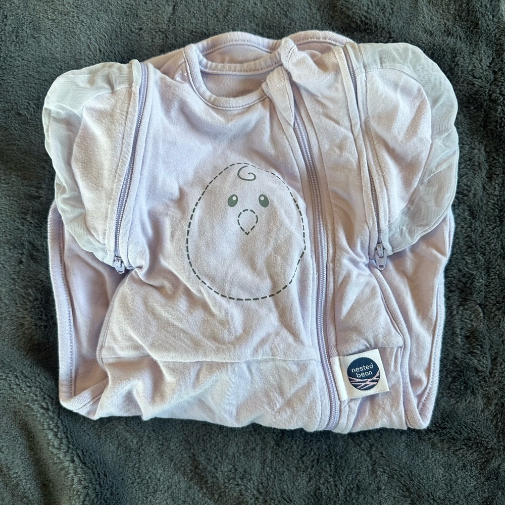 Nested Bean Lavender Zen One Swaddle | 0-3 mos